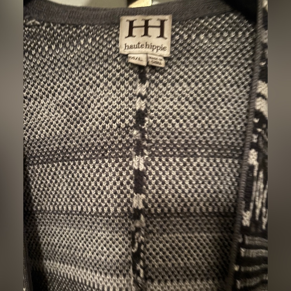 Haute Hippie 'Fairisle' Long Merino Cardigan - Picture 5 of 7
